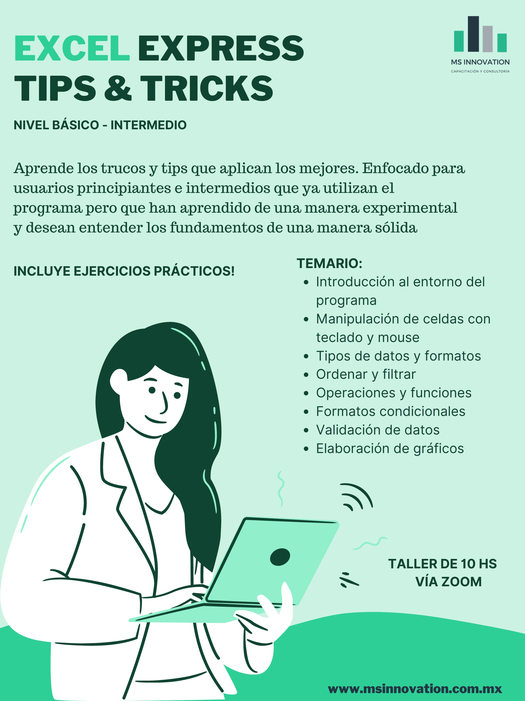 Curso de excel express tips and tricks en vivo ms innovation